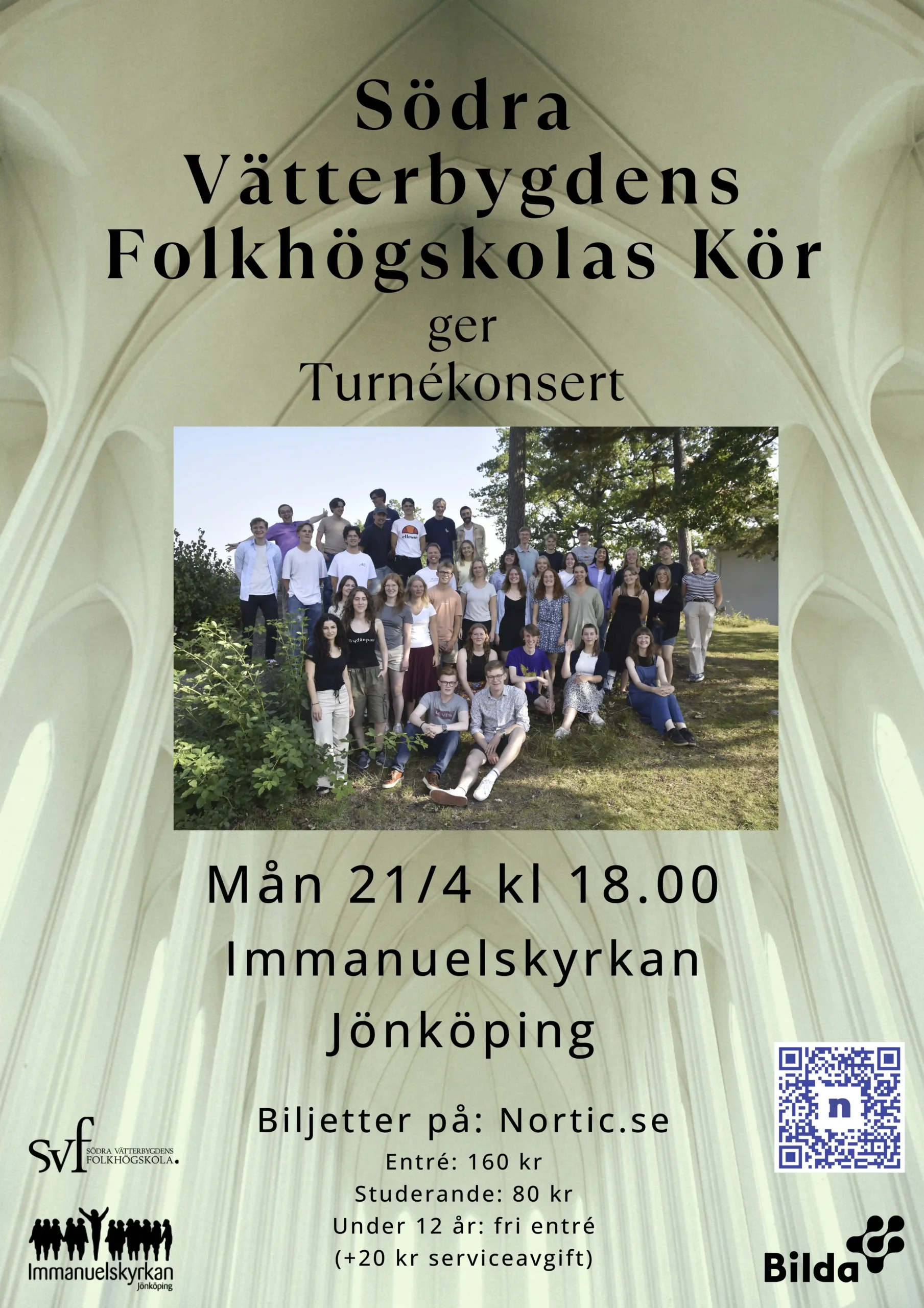 Affisch för konserten