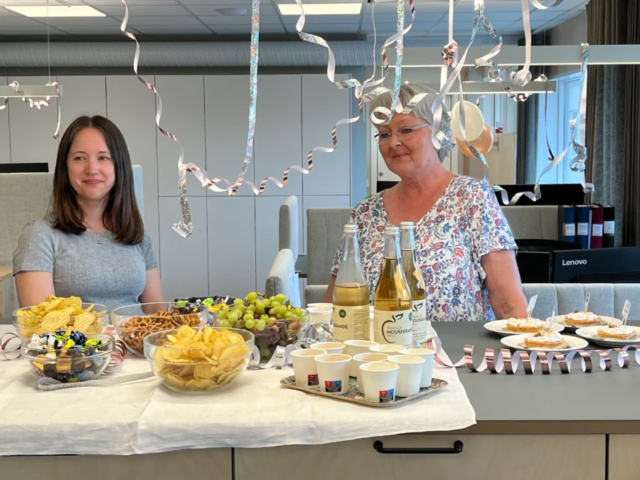 Mingel i nya receptionen