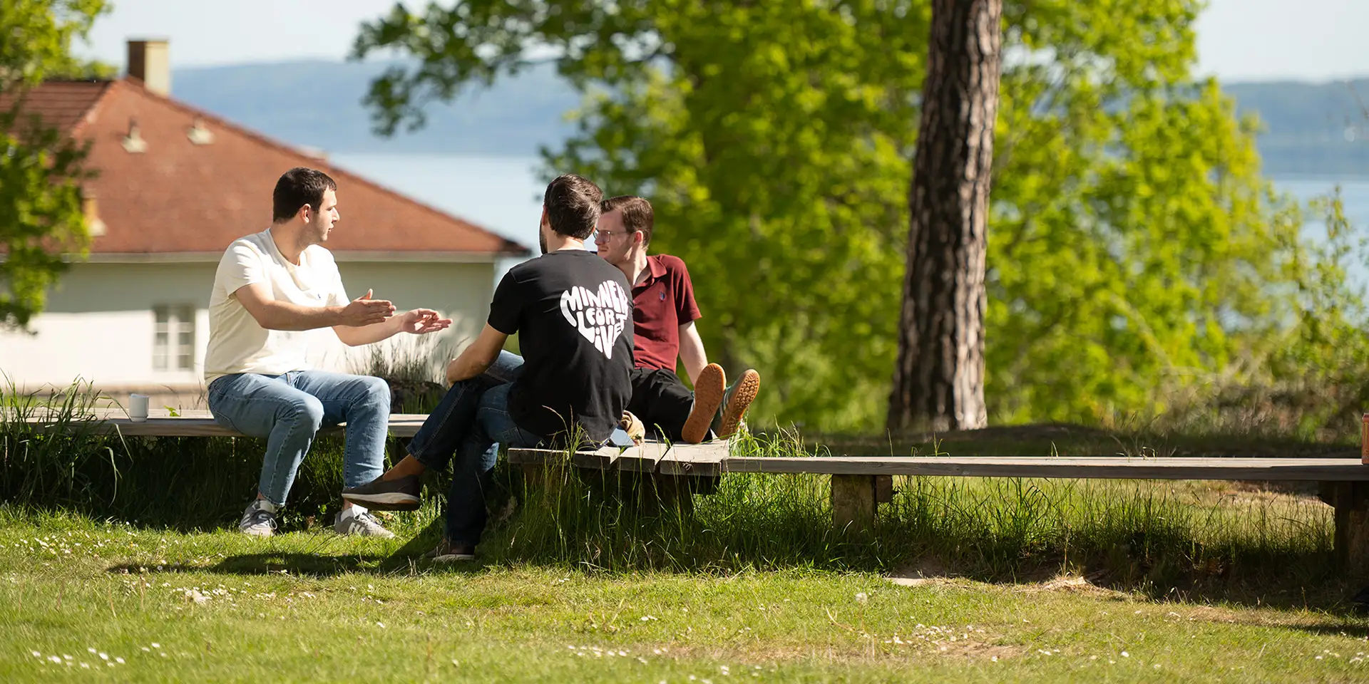 Utsikt från Södra Vätterbygdens folkhögskola